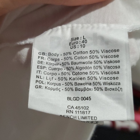 BENCH slim fit graphic T - size L - Picture 4 of 5